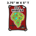 Isla Nublar Poster 3.75" W x 5" T Embroidered Iron or Sew-on Patch