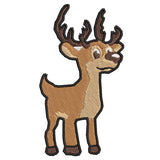 Deer 4.5" Embroidered Patch Iron or Sew-on Kids Zoo Series Souvenir Travel Vacation