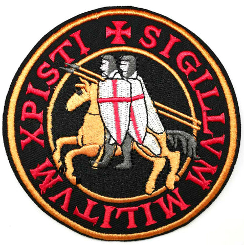 Knight Templars Embroidered Patch Iron or Sew-on Ancient Warrior Series