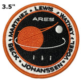 ARES NASA Embroidered Patch Iron-on or Sew-on Earth Vector Logo Apollo Shuttle Souvenir Space Program Explorer Astronaut Mission