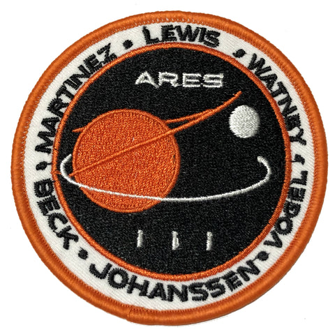 ARES NASA Embroidered Patch Iron-on or Sew-on Earth Vector Logo Apollo Shuttle Souvenir Space Program Explorer Astronaut Mission