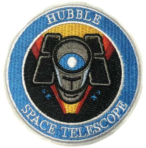 Hubble Space Telescope 3.5" Embroidered Patch Iron-on or Sew-on Adventure Souvenir Travel Vacation NASA Astonaut