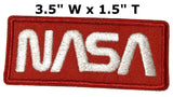 NASA Embroidered Patch Iron-on or Sew-on Earth Vector Logo Apollo Shuttle Souvenir Space Program Explorer Astronaut Mission