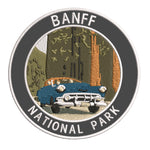 Explore Banff National Park 3.5" Embroidered Iron or Sew-on Patch