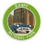 Explore Banff National Park 3.5" Embroidered Iron or Sew-on Patch