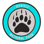 Explore Denali National Park - Bear Claw - 3.5" Embroidered Iron or Sew-on Patch