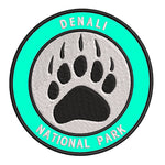 Explore Denali National Park - Bear Claw - 3.5" Embroidered Iron or Sew-on Patch