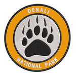 Explore Denali National Park - Bear Claw - 3.5" Embroidered Iron or Sew-on Patch