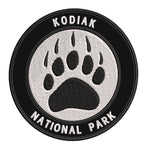 Explore Kodiak National Park - Bear Claw - 3.5" Embroidered Iron or Sew-on Patch