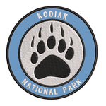 Explore Kodiak National Park - Bear Claw - 3.5" Embroidered Iron or Sew-on Patch