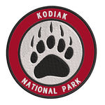 Explore Kodiak National Park - Bear Claw - 3.5" Embroidered Iron or Sew-on Patch