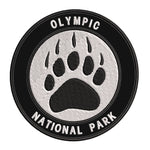 Explore Olympic National Park - Bear Claw - 3.5" Embroidered Iron or Sew-on Patch