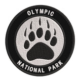 Explore Olympic National Park - Bear Claw - 3.5" Embroidered Iron or Sew-on Patch