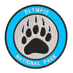 Explore Olympic National Park - Bear Claw - 3.5" Embroidered Iron or Sew-on Patch