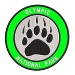 Explore Olympic National Park - Bear Claw - 3.5" Embroidered Iron or Sew-on Patch