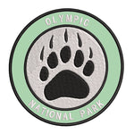 Explore Olympic National Park - Bear Claw - 3.5" Embroidered Iron or Sew-on Patch