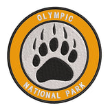 Explore Olympic National Park - Bear Claw - 3.5" Embroidered Iron or Sew-on Patch