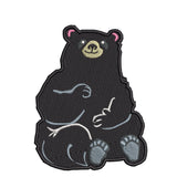 Black Bear 4.5" Embroidered Iron or Sew-on Patch Explore National Park Explorer Series