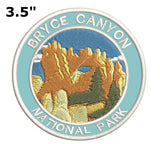 Explore Bryce Canyon National Park 3.5" Embroidered Patch Iron Sew-on Explorer Series