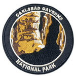 Explore Carlsbad Caverns National Park 4" Embroidered Patch Iron or Sew-on Explorer Series