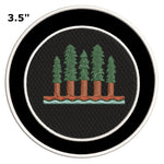 Trees 3.5" Embroidered Patch Iron or Sew-on Explorer Series