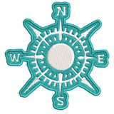 Compass 3.5" Embroidered Patch Iron Sew-on National Park Explorer Series