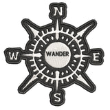 Compass - WANDER - 3.5" Embroidered Patch Iron Sew-on National Park Explorer Series