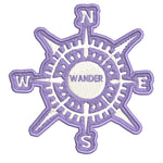 Compass - WANDER - 3.5" Embroidered Patch Iron Sew-on National Park Explorer Series