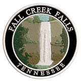 Explore Fall Creek Falls Tennessee 3.5" Embroidered Iron or Sew-on Patch Explorer Series