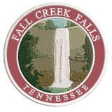 Explore Fall Creek Falls Tennessee 3.5" Embroidered Iron or Sew-on Patch Explorer Series