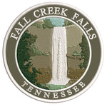 Explore Fall Creek Falls Tennessee 3.5" Embroidered Iron or Sew-on Patch Explorer Series