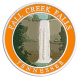 Explore Fall Creek Falls Tennessee 3.5" Embroidered Iron or Sew-on Patch Explorer Series