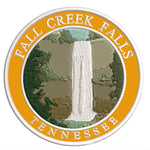 Explore Fall Creek Falls Tennessee 3.5" Embroidered Iron or Sew-on Patch Explorer Series