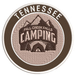 Explore Fall Creek Falls Tennessee - Camping - 3.5" Embroidered Iron or Sew-on Patch Explorer Series