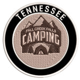 Explore Fall Creek Falls Tennessee - Camping - 3.5" Embroidered Iron or Sew-on Patch Explorer Series