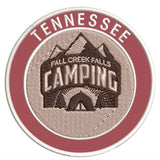 Explore Fall Creek Falls Tennessee - Camping - 3.5" Embroidered Iron or Sew-on Patch Explorer Series