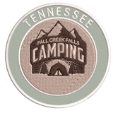 Explore Fall Creek Falls Tennessee - Camping - 3.5" Embroidered Iron or Sew-on Patch Explorer Series