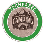 Explore Fall Creek Falls Tennessee - Camping - 3.5" Embroidered Iron or Sew-on Patch Explorer Series