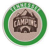 Explore Fall Creek Falls Tennessee - Camping - 3.5" Embroidered Iron or Sew-on Patch Explorer Series