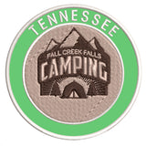 Explore Fall Creek Falls Tennessee - Camping - 3.5" Embroidered Iron or Sew-on Patch Explorer Series