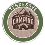 Explore Fall Creek Falls Tennessee - Camping - 3.5" Embroidered Iron or Sew-on Patch Explorer Series