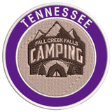 Explore Fall Creek Falls Tennessee - Camping - 3.5" Embroidered Iron or Sew-on Patch Explorer Series