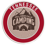 Explore Fall Creek Falls Tennessee - Camping - 3.5" Embroidered Iron or Sew-on Patch Explorer Series