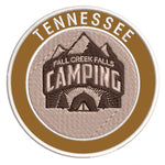 Explore Fall Creek Falls Tennessee - Camping - 3.5" Embroidered Iron or Sew-on Patch Explorer Series