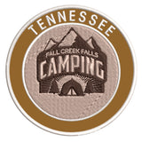 Explore Fall Creek Falls Tennessee - Camping - 3.5" Embroidered Iron or Sew-on Patch Explorer Series