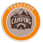 Explore Fall Creek Falls Tennessee - Camping - 3.5" Embroidered Iron or Sew-on Patch Explorer Series