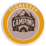 Explore Fall Creek Falls Tennessee - Camping - 3.5" Embroidered Iron or Sew-on Patch Explorer Series