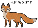 Fox 4.5" Embroidered Iron or Sew-on Patch Explore National Park Explorer Series