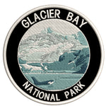 Explore Glacier Bay National Park 3.5" Embroidered Patch Iron Sew-on Explorer Whale