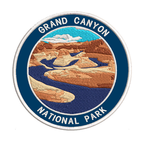 Explore Grand Canyon National Park 3.5" Embroidered Patch Iron Sew-on Explorer Series